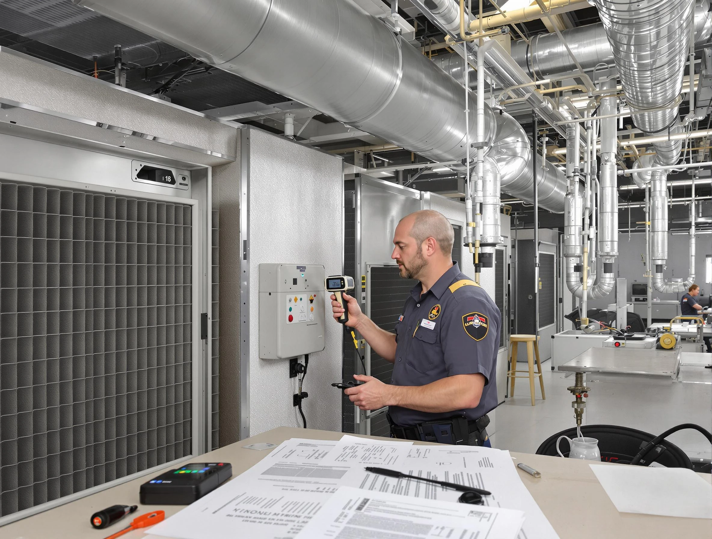 Professional filter system inspection by Irvine Air Duct Cleaning in Irvine