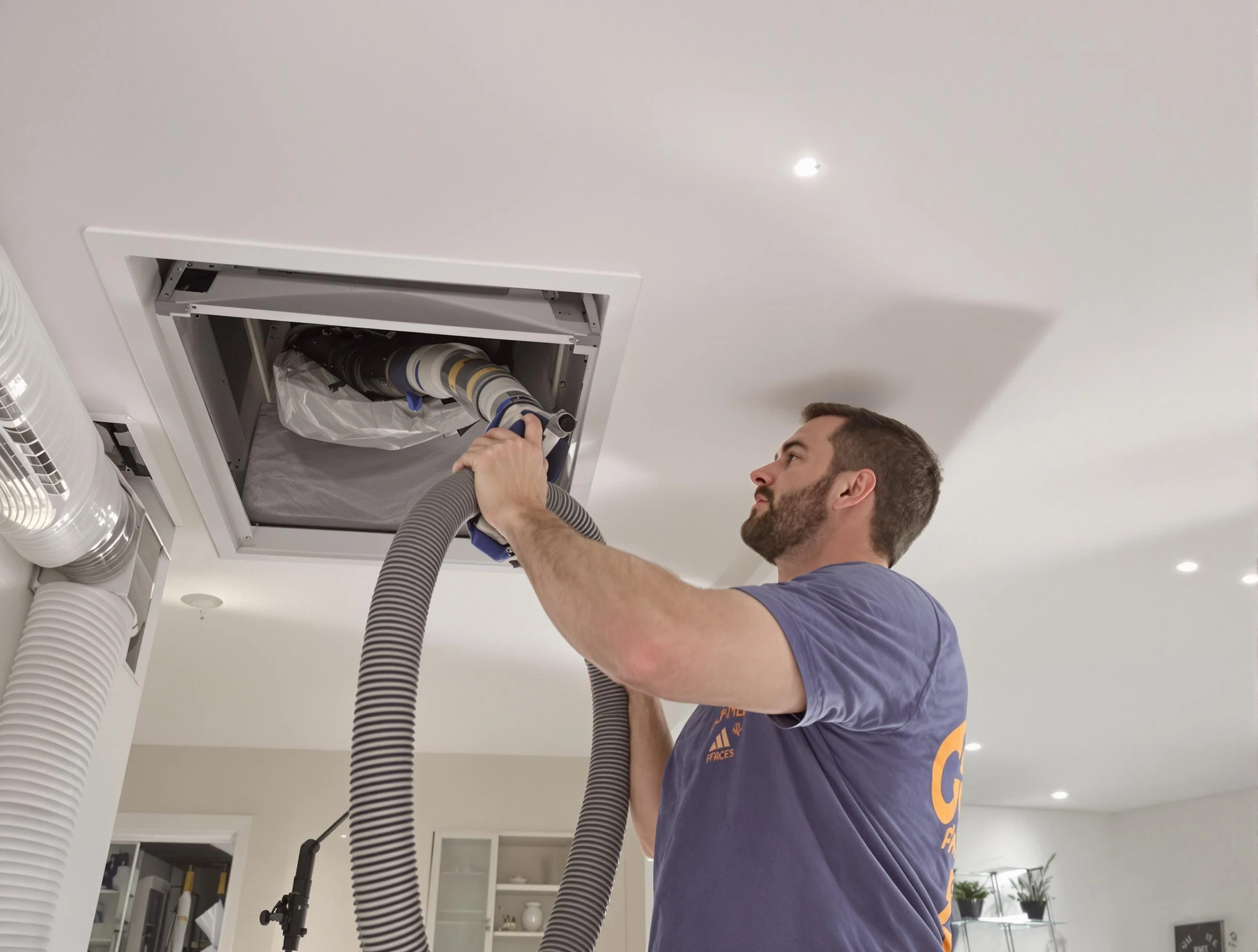 Precision indoor duct cleaning by Irvine Air Duct Cleaning in Irvine